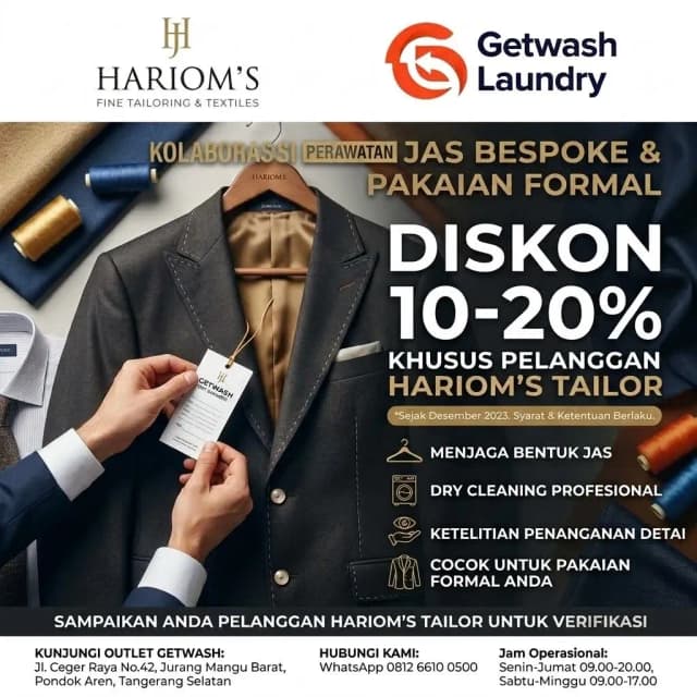 Getwash x Hariom's Tailor