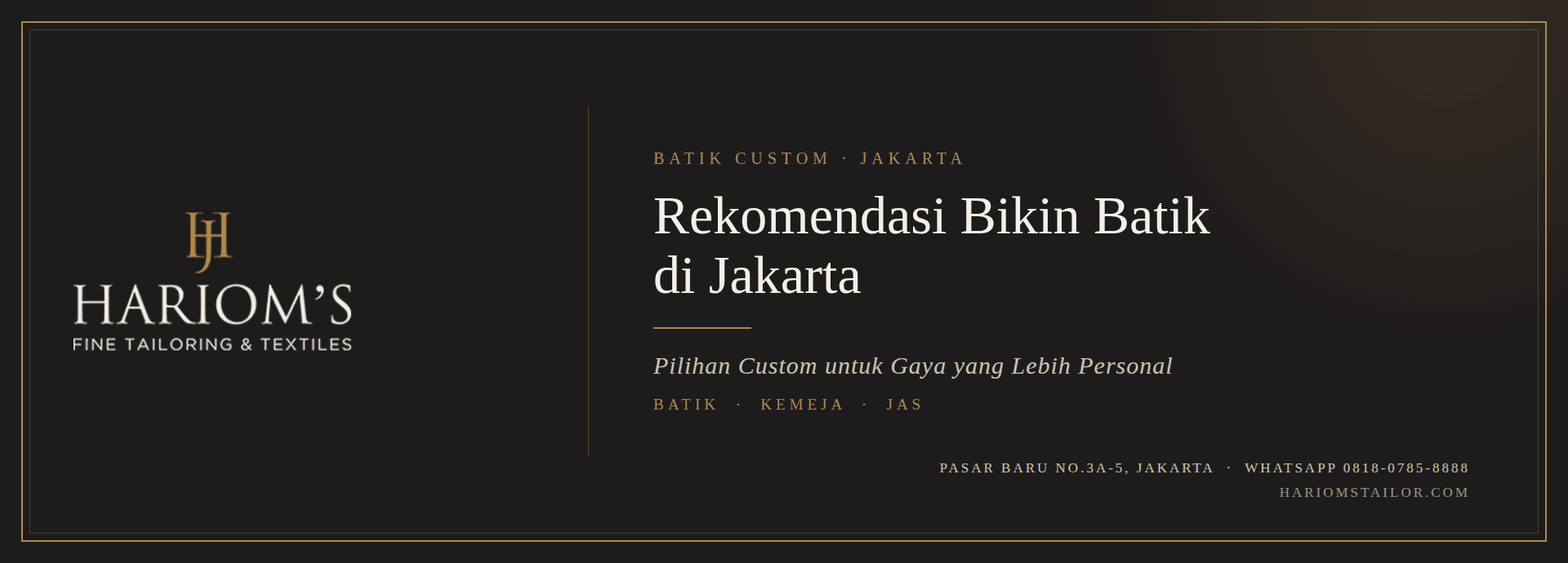Rekomendasi Bikin Batik di Jakarta